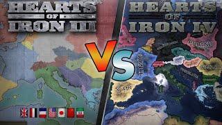 THE WORST HEARTS OF IRON GAME HOI3 VS HOI4 1.0 WHICH ONE IS BETTER? - Hearts of Iron 3 in 2021