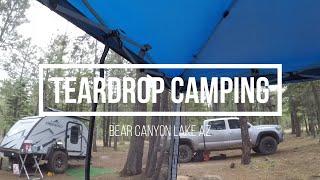 Teardrop Camping  Bear Canyon Lake  Northern Arizona In June