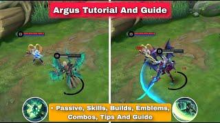 How To Use Argus Mobile Legends  Advance Tips Guide & Combo