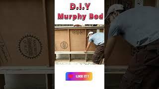 DIY Foldable Bed  DIY Murphy bed #woodworking #furniture #furnituredesign #spacesavingfurniture