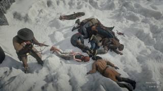 Two Damsels hogtied by the MOUNTAIN MASS MURDERER 