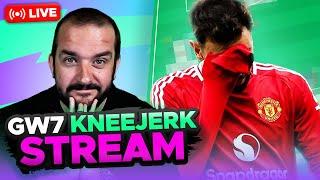 WILDCARD FAILURE   FPL KNEEJERK GAMEWEEK 7  LIVE Q&A  Fantasy Premier League Tips 202425