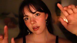 ASMR Cozy and Safe Affirmations For Sleep  low light mic brushing