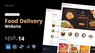 Full Stack Food delivery website using Nextjs 14 App router drizzle orm PostgreSQL shadcn UI