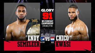 Endy Semeleer v Chico Kwasi  GLORY 91 Paris