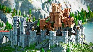 Massive Minecraft Castle  A Minecraft Castle Timelapse 2k60fps