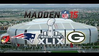 Patriots Vs. Packers Superbowl Madden 15