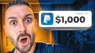 Paga en minutos La App MÁS FÁCIL para ganar dinero a PayPal  2024