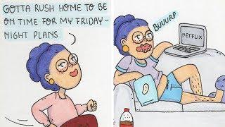 Artist Illustrates Her Everyday Problems As A Woman In Funny And Relatable Comics  Part 4