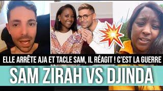 SAM ZIRAH VS DJINDA  LA GUERRE EST DÉCLARÉE ENTRE LES DEUX ELLE LE TACLET ET VA TOUT BALANCER 