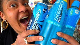 We DRINK the NEW Lucozade BLUE Edition Drinks