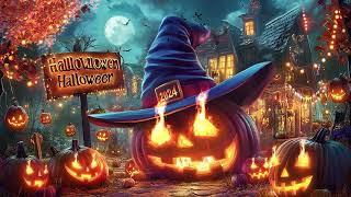 Autumn Cozy Pumpkin Halloween Ambience  With Fire And Spooky Halloween Music  Scary Halloween 2025