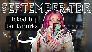 bookmarks pick my september reads   tbr game