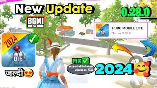 Pubg Lite New 0.28.0 Update Problem Fix 2024  Pubg Mobile Lite 0.28.0 Comeback Update 2024 