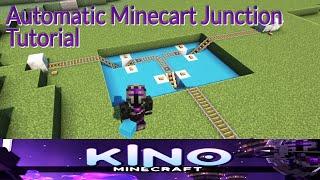 Minecraft Automatic Minecart Junction Tutorial