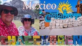 Exploring Costa Maya Mexico  Chacchoben Mayan Ruins  MSC Seaside Cruise  Shopping Day# 5