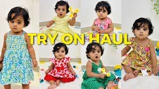 Mimis First Try On Haul  First Cry Baby Shopping Haul