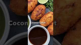 Coconut Cutlet Recipe #Healthy snacks Recipe #shorts