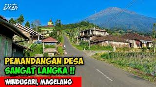 PEMANDANGAN LANGKA  SUASANA PAGI DESA LERENG GUNUNG SUMBING - Cerita Desa Ngemplak Windusari