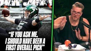 Jets Mike White Says He Should Have Been The #1 Draft Pick  Pat McAfee Reacts