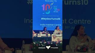 she was invited as a panelist by @mygovindia on their 10 year anniversaryll #nancytyagi ️