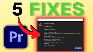 Premiere Pro GPU Render Error -1609629695 5 Solutions