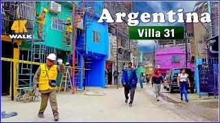 【4K】𝐖𝐀𝐋𝐊  𝐁𝐔𝐄𝐍𝐎𝐒 𝐀𝐈𝐑𝐄𝐒   VILLA 31  ARGENTINA 4K video - Travel channel