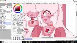 Pink tourmaline  SPEEDPAINT