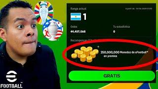  DAN 350 MILLONES de MONEDAS *Gratis* ¿Cuanto y Cuando me Tocara? EFOOTBALL Consolas PC & Mobile