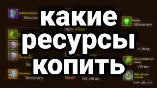 Хроники Хаоса. КАКИЕ РЕСУРСЫ НАДО КОПИТЬ чтоб закрывать ивенты. Делаем необходимый запас.