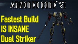 Armored Core 6 fast build is BROKEN OP Dual Striker lightweight build with insane damage