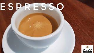 Espresso  วิธีชงเมนู เอสเพรสโซ่ร้อน Oriental Coffee #17