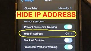 How to HIDE IP address on iPhone - iOS 16 Safari feature