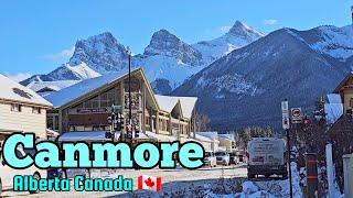 Canmore Alberta Canada  Canmore in winter #canada #alberta #canmore