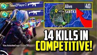14 KILLS IN COMPETITIVE SCRIM WITH INTENSE ENDING  PUBG Mobile