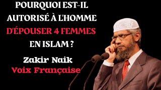 Je ny vois aucune logique quand il est autorisé aux hommes de marier plus dune femmes- Zakir Naik