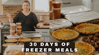 Cook Once And Eat For A Month  Easy From Scratch Freezer Meals