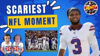 BRIT DADS REACT to The Scariest Moment in NFL History FIRST TIME WATCHING