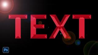 EASY Text Effect in Photoshop Photoshop Tutorial   Vidu Art