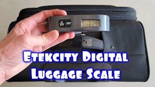 Etekcity Digital Luggage Scale - How To Use & Review