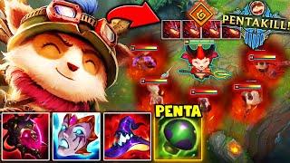 Teemo will be nerfed after Riot sees this video... 4 INFERNAL DRAGONS 1300 AP