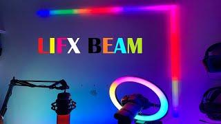 LIFX BEAM UNBOXING  & RGB LIGHT   SHOW