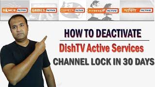 How to Remove Active Service Channel Packs in DishTV  Dishtv VAS Deactivate  Delete VAS Channel