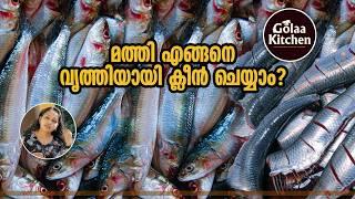 എളുപ്പത്തിൽ മത്തി എങ്ങനെ ക്ലീൻ ചെയ്യാം  How to cut sardine fish  mathi fish cleaning with scissors