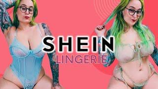 SHEIN Lingerie Haul & Try On  Curvy Model