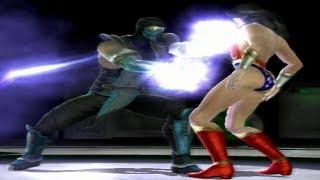 Mortal Kombat Vs DC Universe - Sub-Zeros Freeze Kick On All Characters