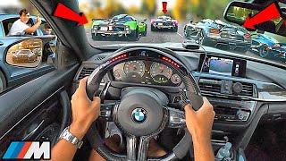 Chasing HYPERCAR Drivers In A Straight Piped BMW M4 F82 SUPERCAR HEAVEN LOUD EXHAUST POV