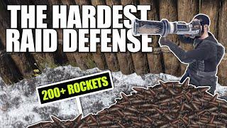 THE HARDEST 20vs1 RAID DEFENSE IN MY 15000+ HOURS of RUST  Solo Rust 4 of 4