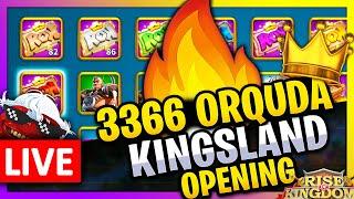 3366 ORQUDA - KINGSLAND Opening - 150mil in KVK1  -  LIVE 