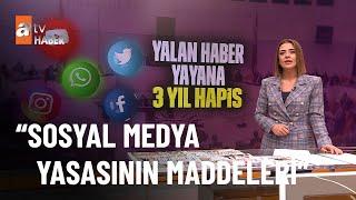 Sosyal medya yasa tasarısı Meclisten geçti  - atv Haber 14 Ekim 2022